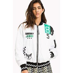 Tommy Jeans Oversized Racing Bomber Jacket